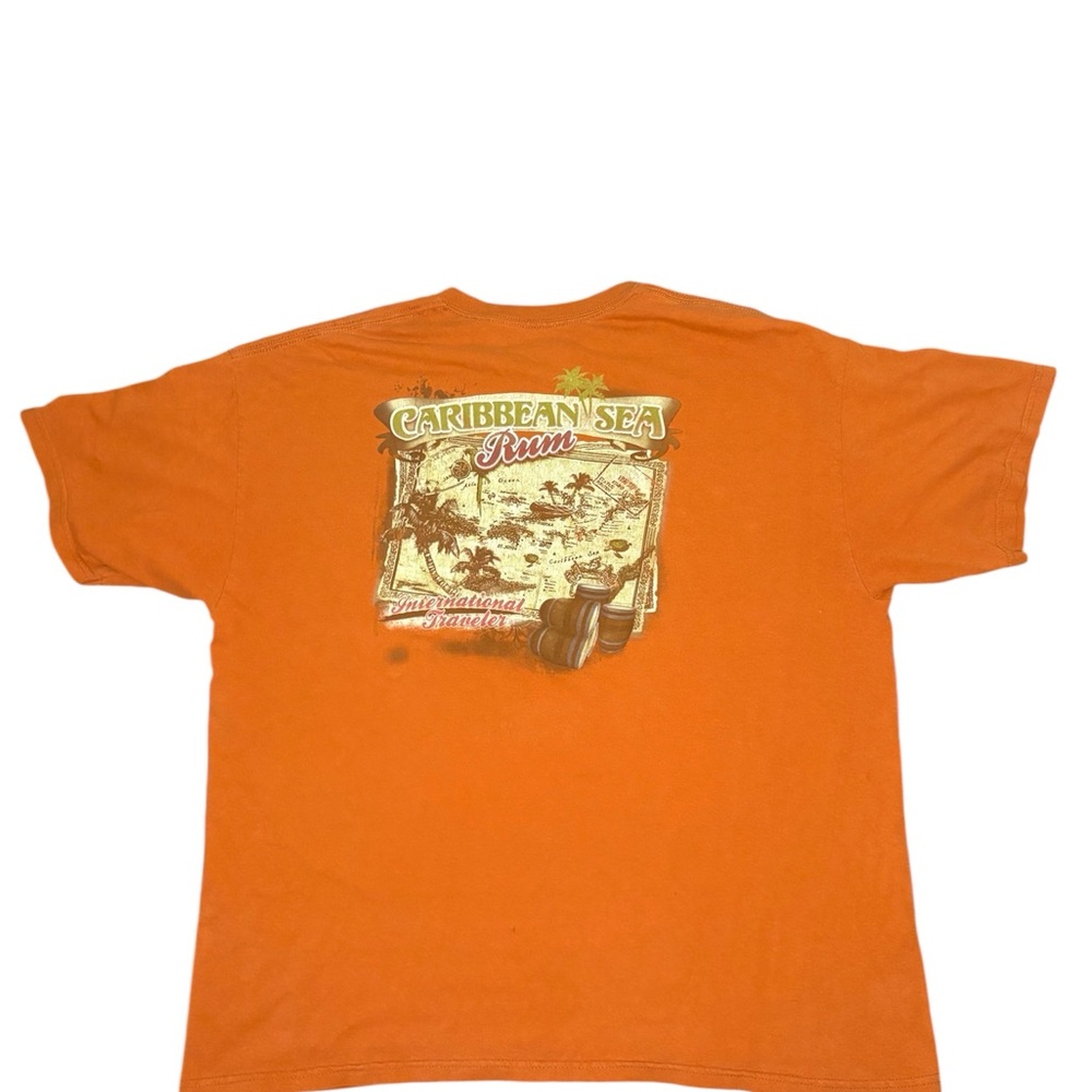 Stylish Orange Graphic Tee